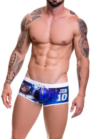 Jor Blue Galactic Swim Boxer
