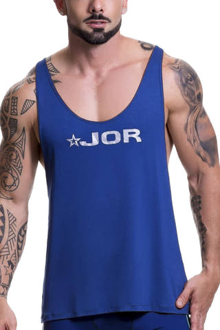 Jor Blue Game Tank Top