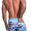 Jor Blue Ibiza-Printed Mini Swim Short
