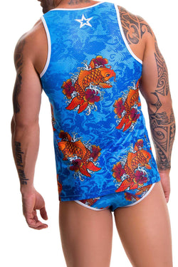 Jor Blue Koi Tank Top thumbnail 2