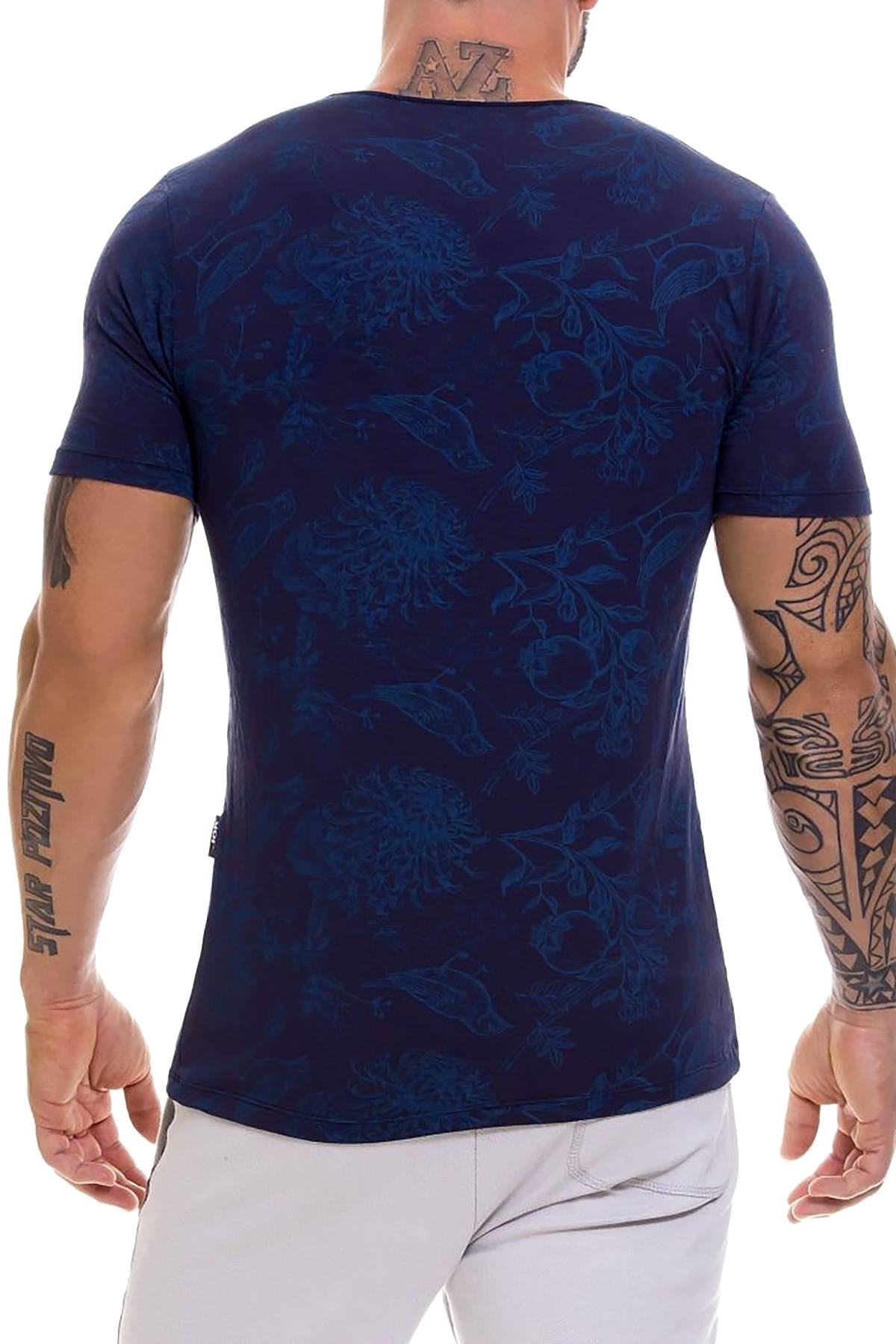Jor Blue Manhattan V-Neck T-Shirt