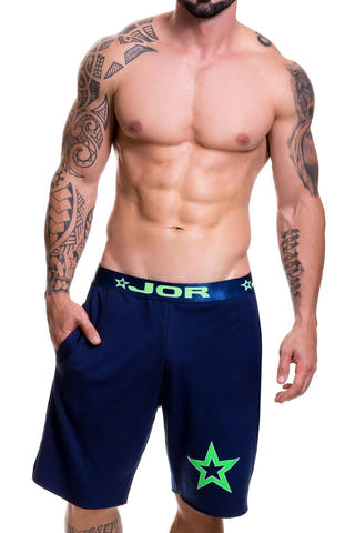 Jor Blue Match Athletic Short