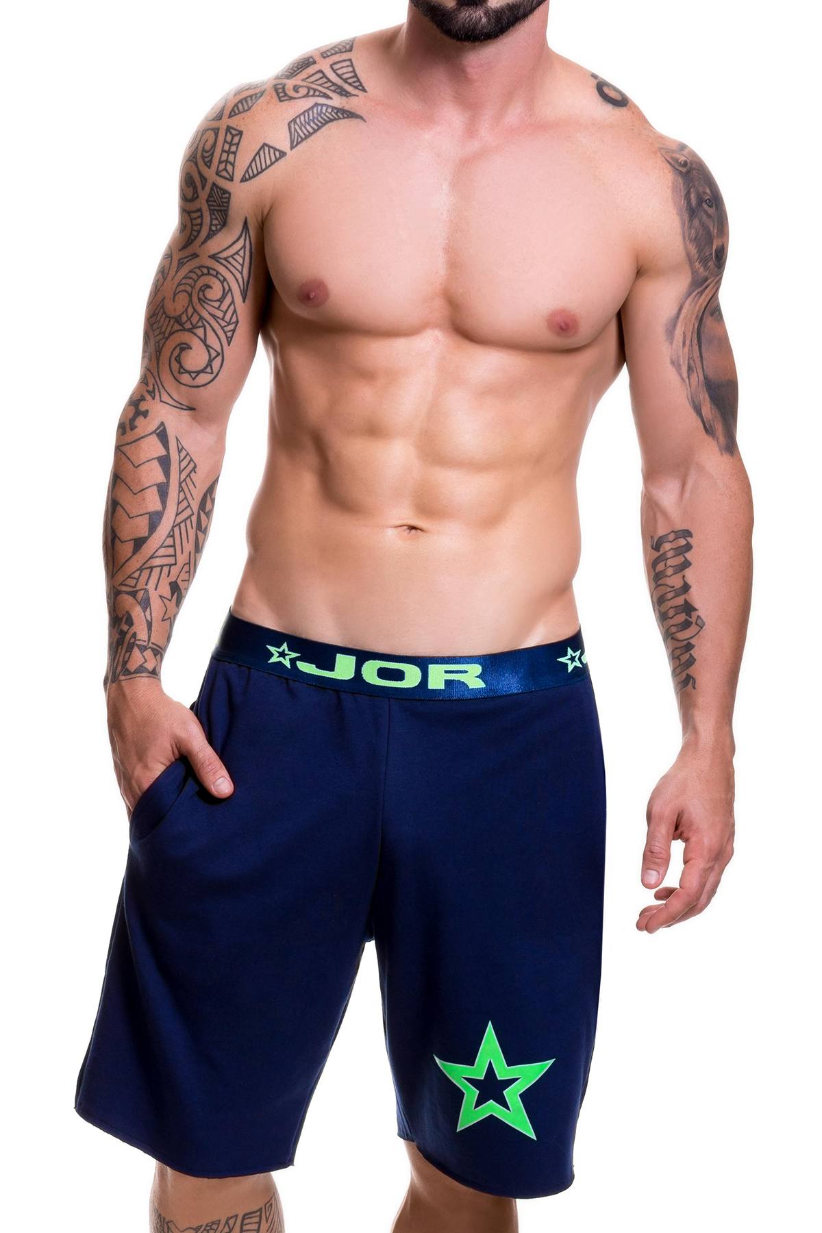 Jor Blue Match Athletic Short