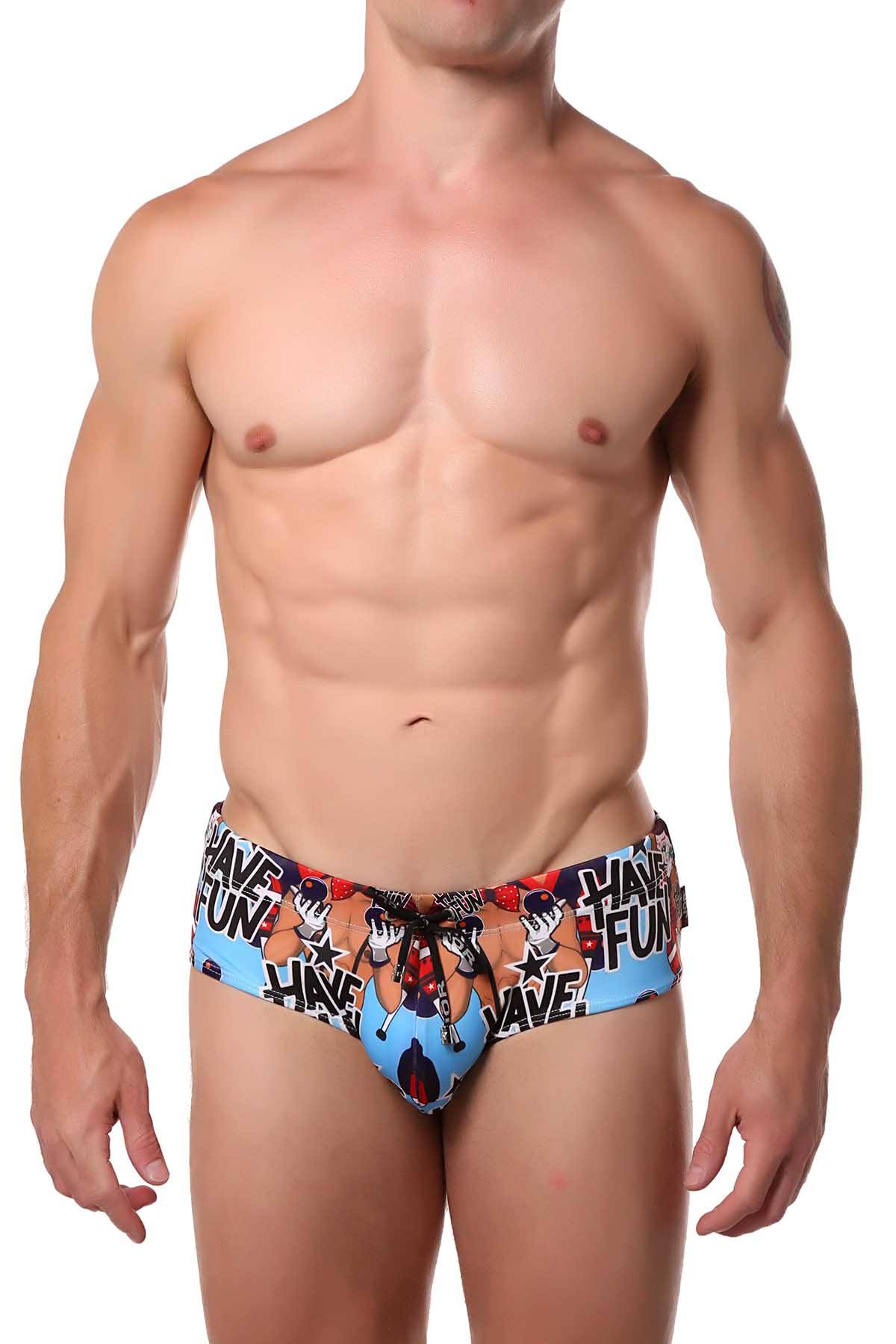 Jor Fun Printed Swim Brief