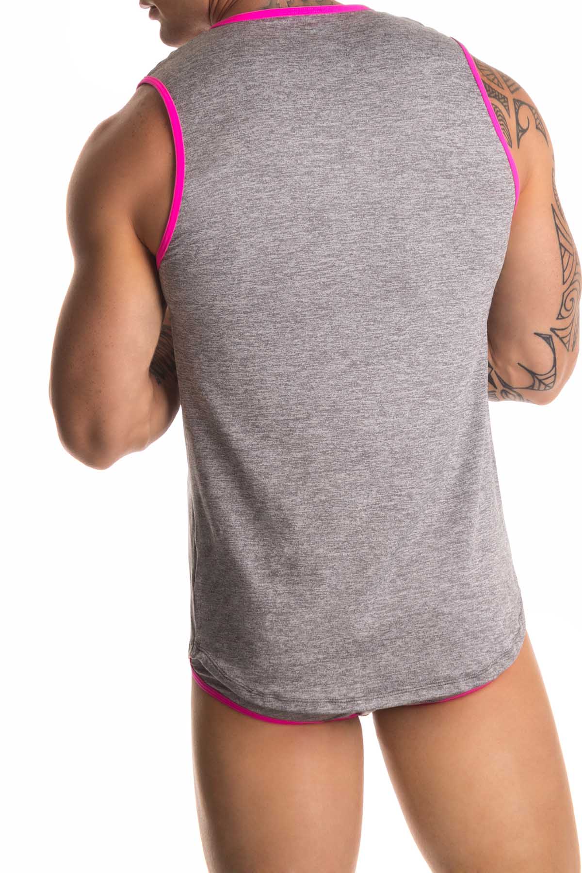 Jor Gray Neon Tank Top
