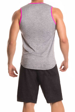 Jor Gray Neon Tank Top thumbnail 2