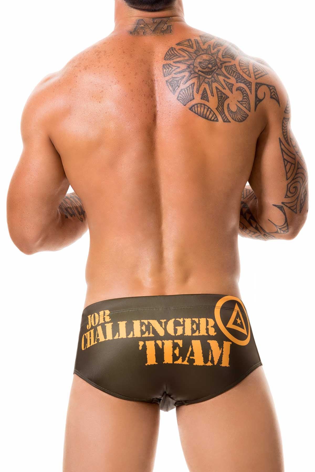Jor Green Army Swim Brief