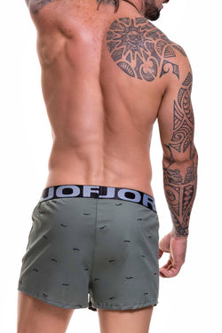Jor Green Shark-Print Relax Boxer Short thumbnail 2