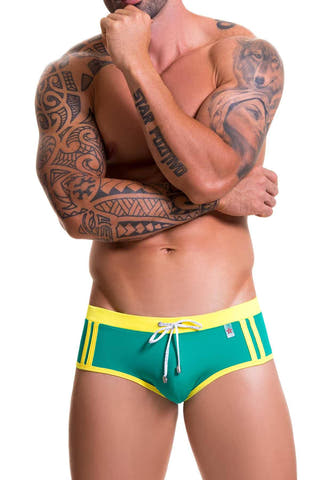 Jor Green/Yellow Carioca Swim Brief