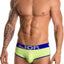 Jor Lime-Green/Royal Neon Brief