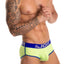 Jor Lime-Green/Royal Neon Brief