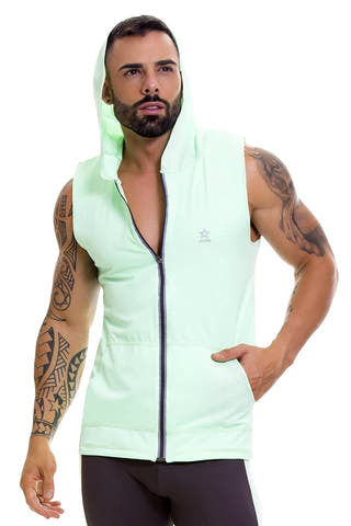 Jor Mint Spring Sleeveless Hoodie