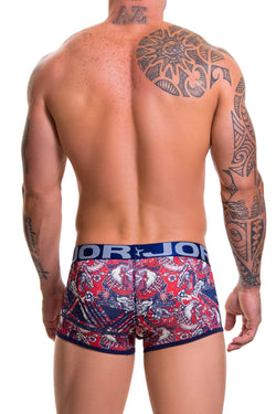 Jor Navy/Red Printed Renaissance Trunk thumbnail 2