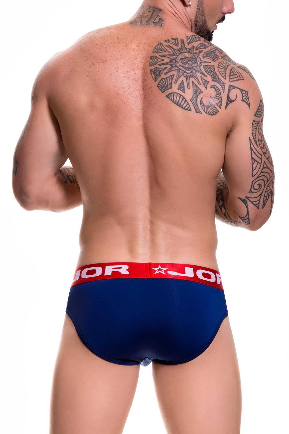 Jor Navy/Red Soft Bikini Brief