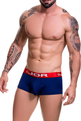Jor Navy/Red Soft Trunk