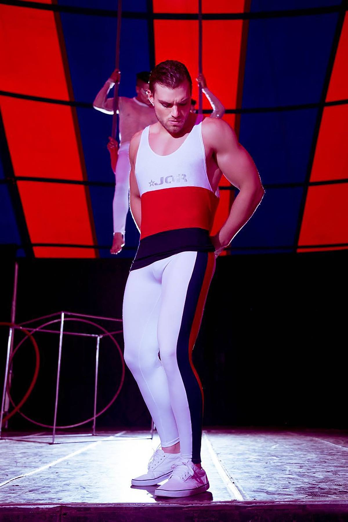 Jor Navy/Red Thunder Tank Top