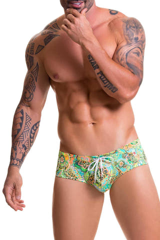 Jor Neon-Printed Sydney Swim Brief