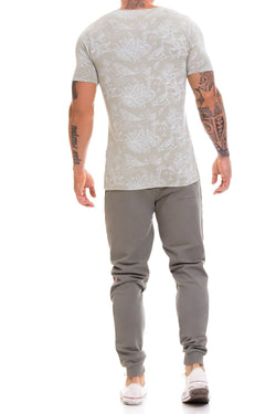 Jor Olive Manhattan V-Neck T-Shirt thumbnail 3
