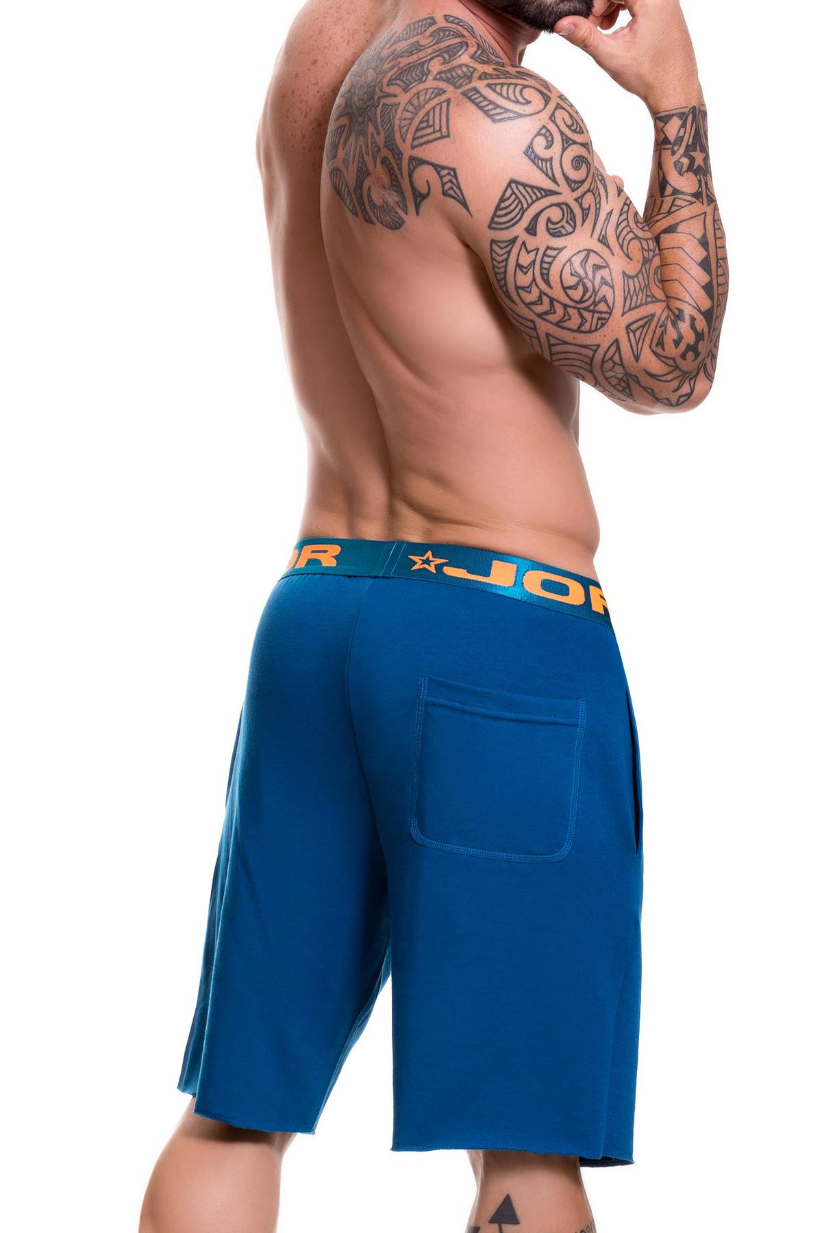 Jor Petrol-Blue Match Athletic Short