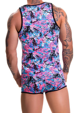 Jor Pink Explotion Tank Top thumbnail 2