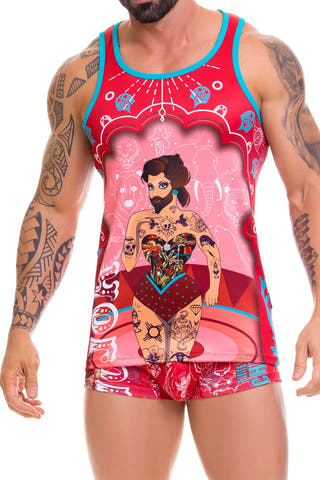 Jor Printed Carnival Tank Top