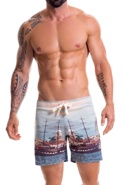 Jor Printed Catagena Swim Short thumbnail 1