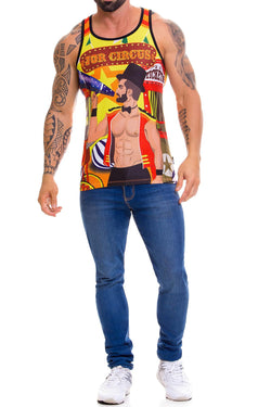 Jor Printed Circus Tank Top thumbnail 3