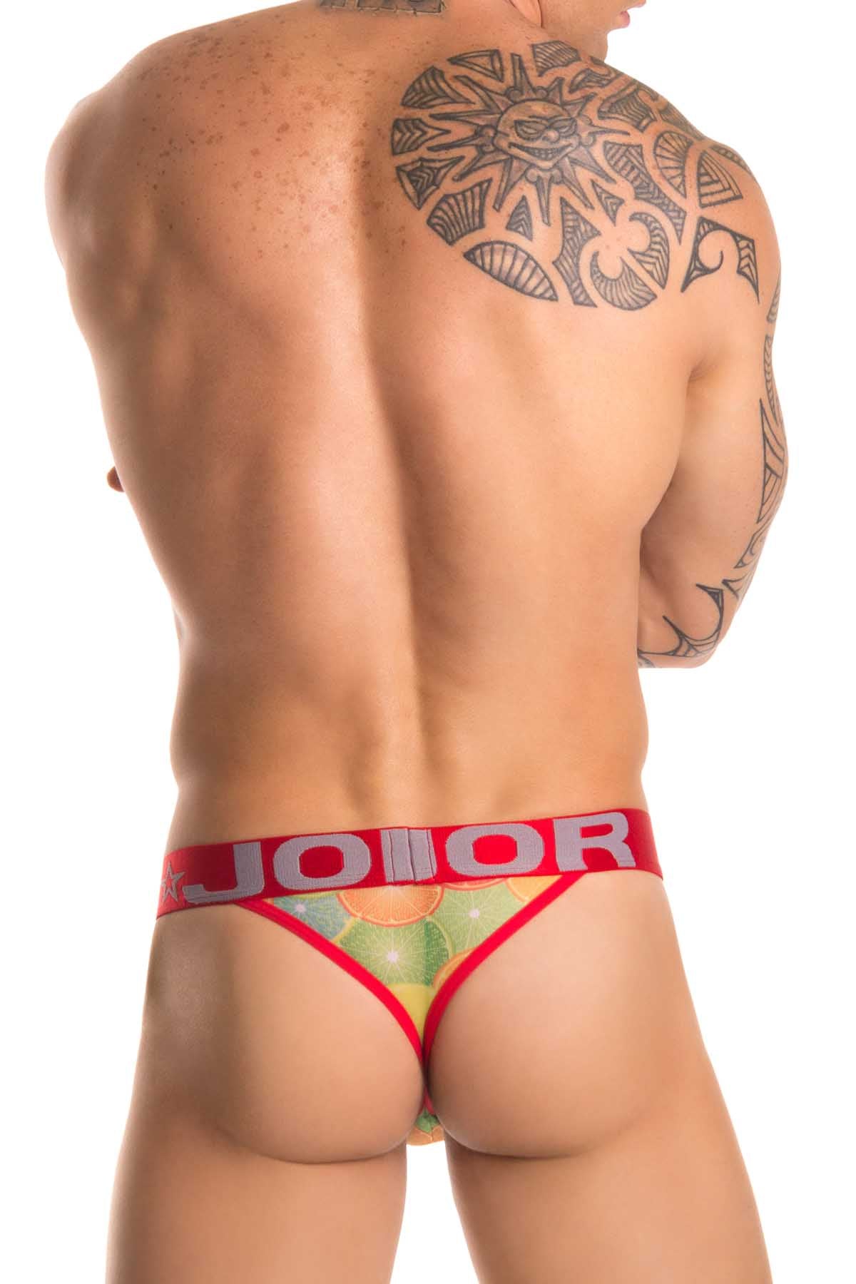 Jor Printed Orange Thong