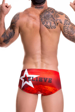 Jor Red Believe Swim Brief thumbnail 2