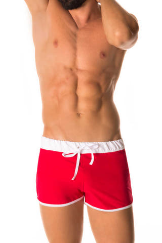 Jor Red Fit Short