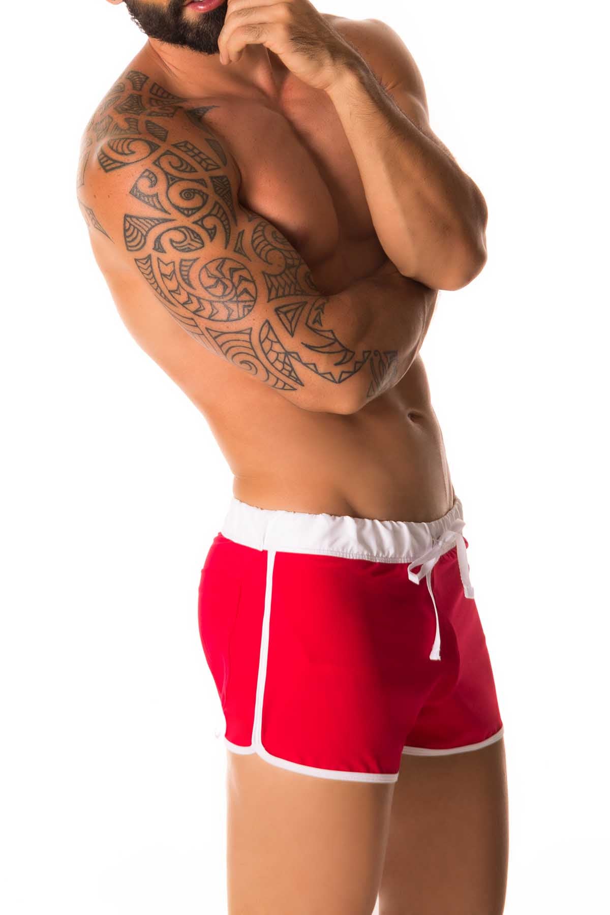 Jor Red Fit Short
