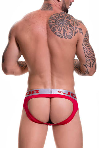 Jor Red/Silver Soft Jock