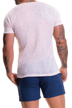 Jor Rose-Pink Maui Sheer T-Shirt thumbnail 4
