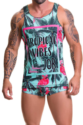 Jor Teal Miami Tank Top