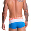 Jor White/Coral/Turquoise Athletic Trunk