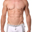 Jor White/Silver Sport Swim Trunk