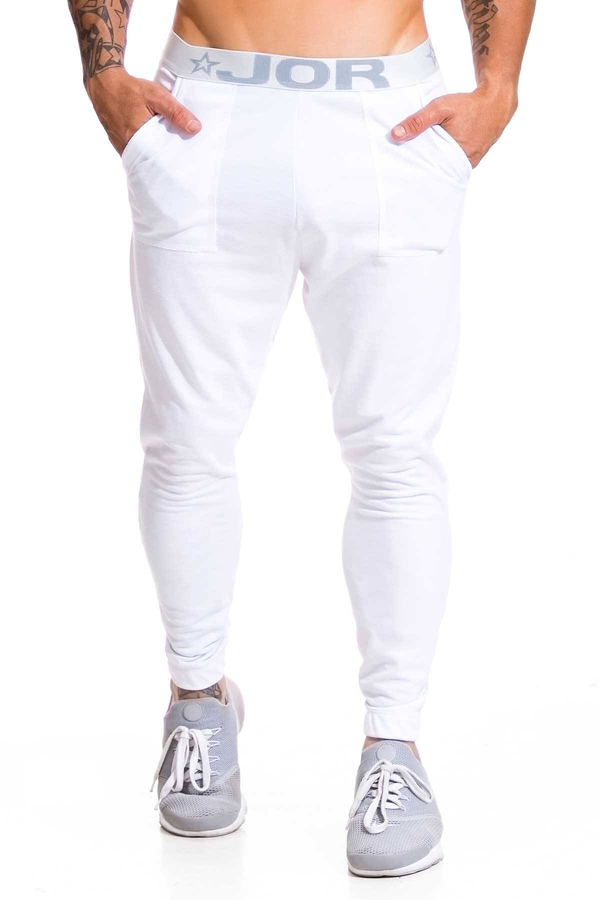 Jor White Sleeper Athletic Pant