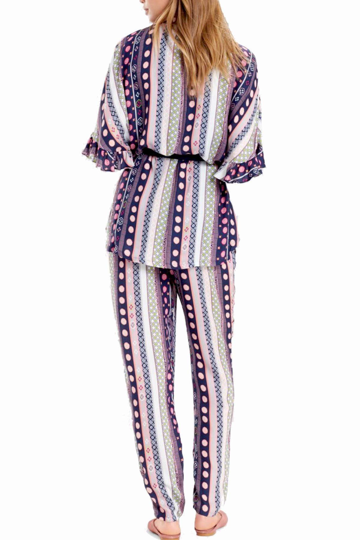 Josie by Josie Natori Aurora-Blue Dreamcatcher Wrap