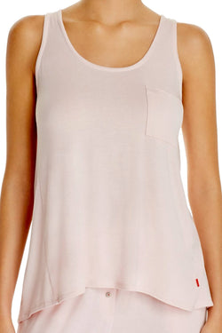 Josie by Natori Light-Pink Lounge Tee Tank thumbnail 3
