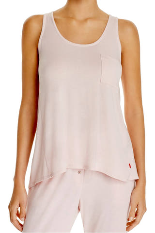 Josie by Natori Light-Pink Lounge Tee Tank