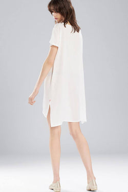 Josie by Natori White Sweet-Melody Sleepshirt thumbnail 3