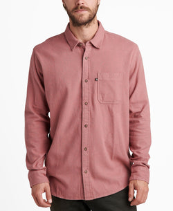 Junk Food Adrien Long Sleeve Shirt Withered Rose thumbnail 1