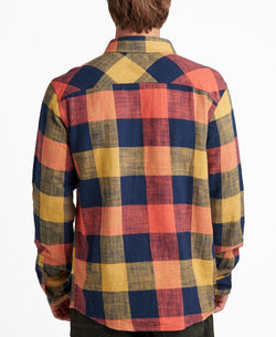 Junk Food Archy Long Sleeve Plaid Shirt Siracha thumbnail 3