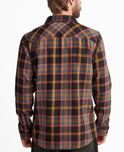 Junk Food Camey Long Sleeve Plaid Shirt Meteorite thumbnail 2