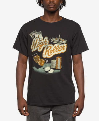 Junk Food High Roller Short Sleeve T-shirt Black