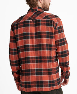 Junk Food Paxon Long Sleeve Plaid Chunky Shirt Siracha thumbnail 2