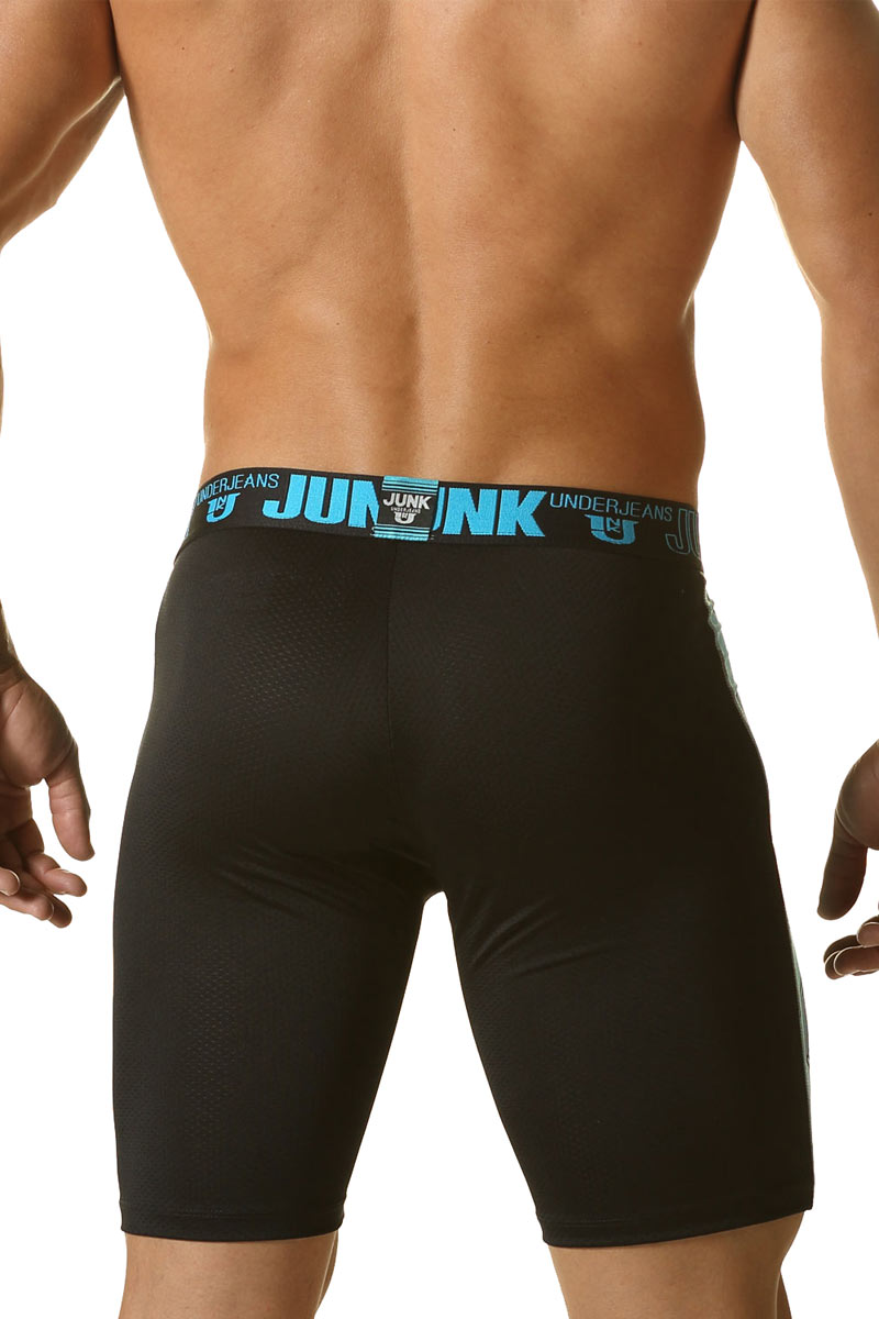 Junk Underjeans Aqua Snare Knee Length Boxer