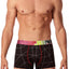 Junk Underjeans Black Geometric-Print Tango Trunk