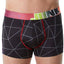 Junk Underjeans Black Geometric-Print Tango Trunk