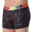 Junk Underjeans Black Geometric-Print Tango Trunk